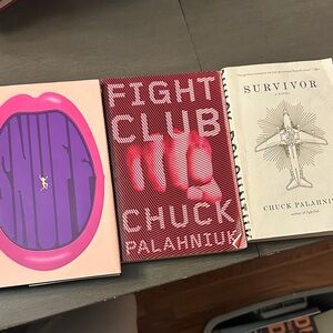 Chuck Palahniuk Book Set - Snuff, Fight Club, & Survivor